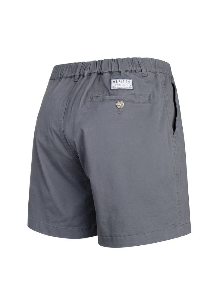 Meripex Apparel - Wholesale Shorts - Men's - Charcoal 7" Stretch Shorts3