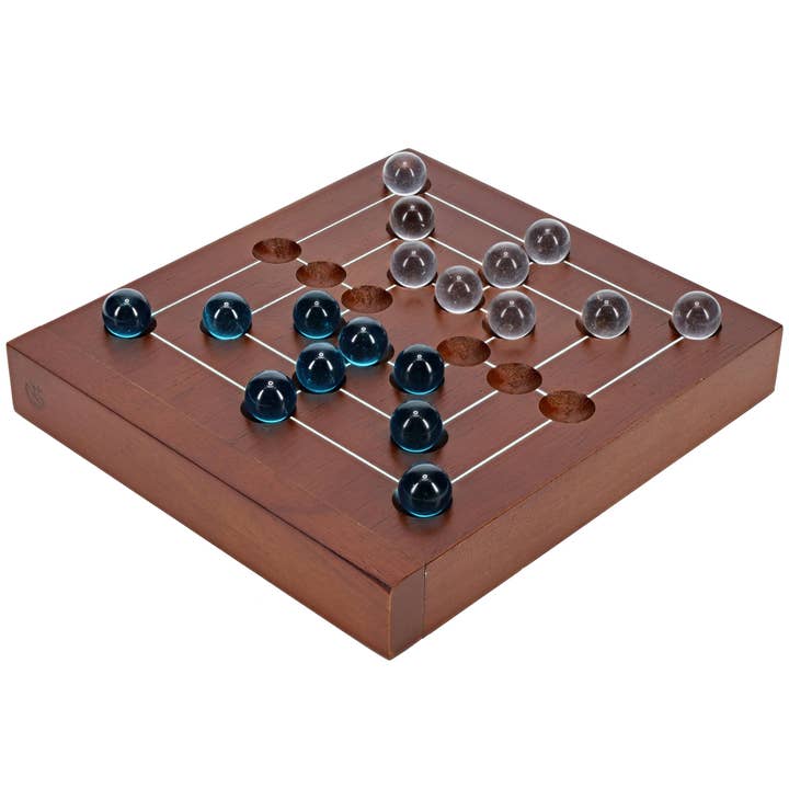 WE Games Houten Reisspel Molenspel met Knikkers - 5 inch Reisformaat voor wholesale door Wood Expressions