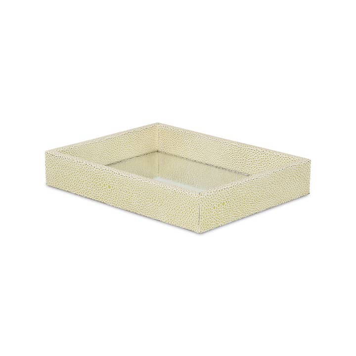 Cheungs Home Decor - Wholesale Decorative Tray - Labai Shagreen Mirrored Tray - Small | 8 colors |20