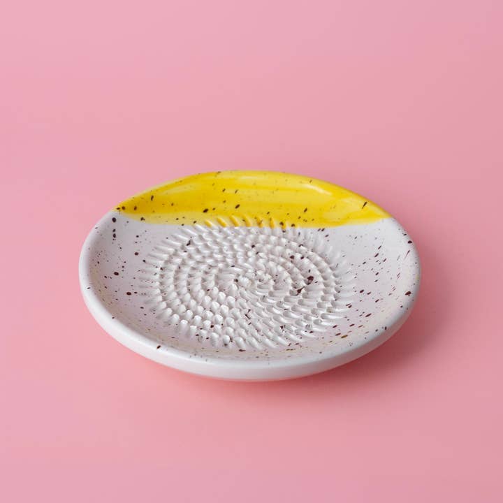 Alfar Tierra Cocida - Wholesale Grater - Small Ceramic Food Grater Plate / Cinnamon2