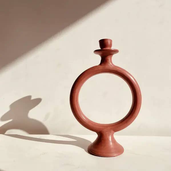 High crafty - Wholesale Candle Holder - 🕯 Tadelakt Candle Holder –Red – Handmade Moroccan Ceramic0