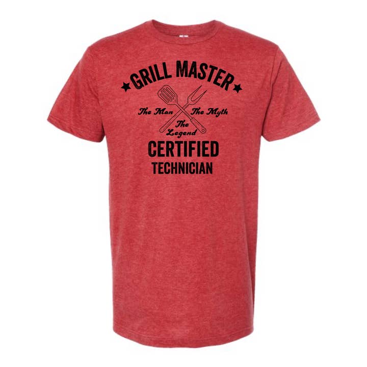 dkhandmade - Wholesale Screen Printed T-Shirt - Unisex - GRILL MASTER / GRILLING SHIRT3