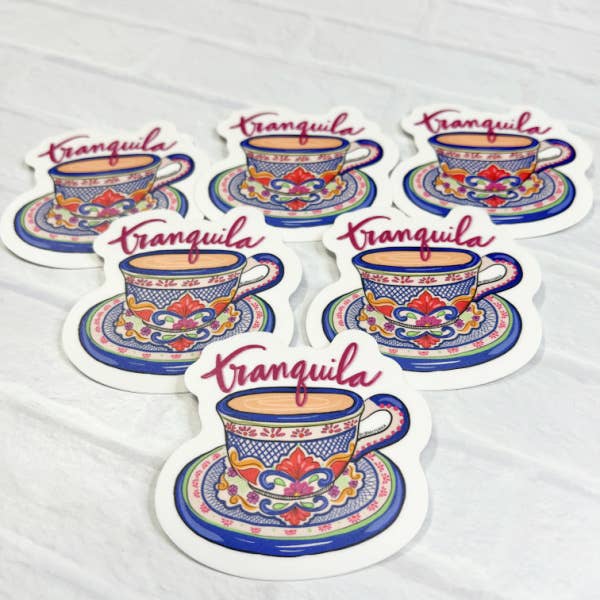 Crafty Chica® - Wholesale Sticker - Tranquila Sticker | Latina Style
