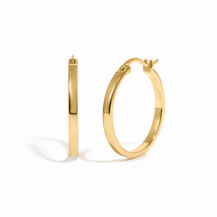 18mm Platte Hoepels voor wholesale door Sami Jewels