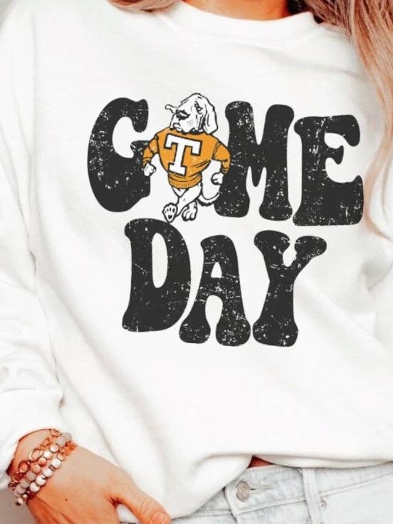 Game day vols graphic tee / sweatshirt for wholesale by 4 little hearts