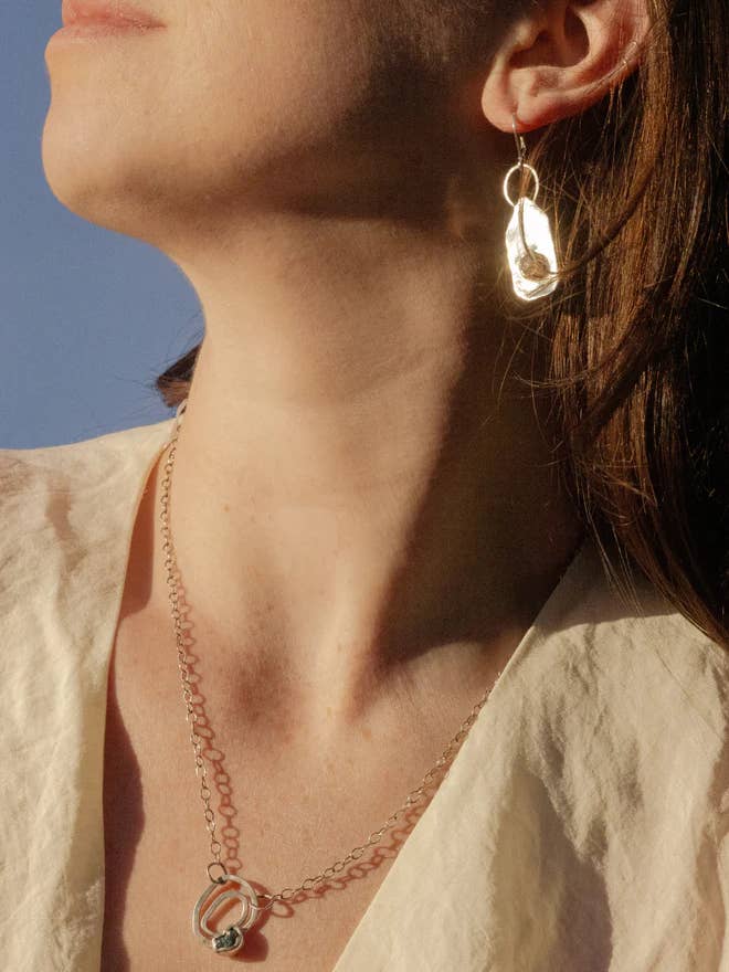 Brincos de Diamante em Bruto por atacado de Kathy Nelson Jewelry