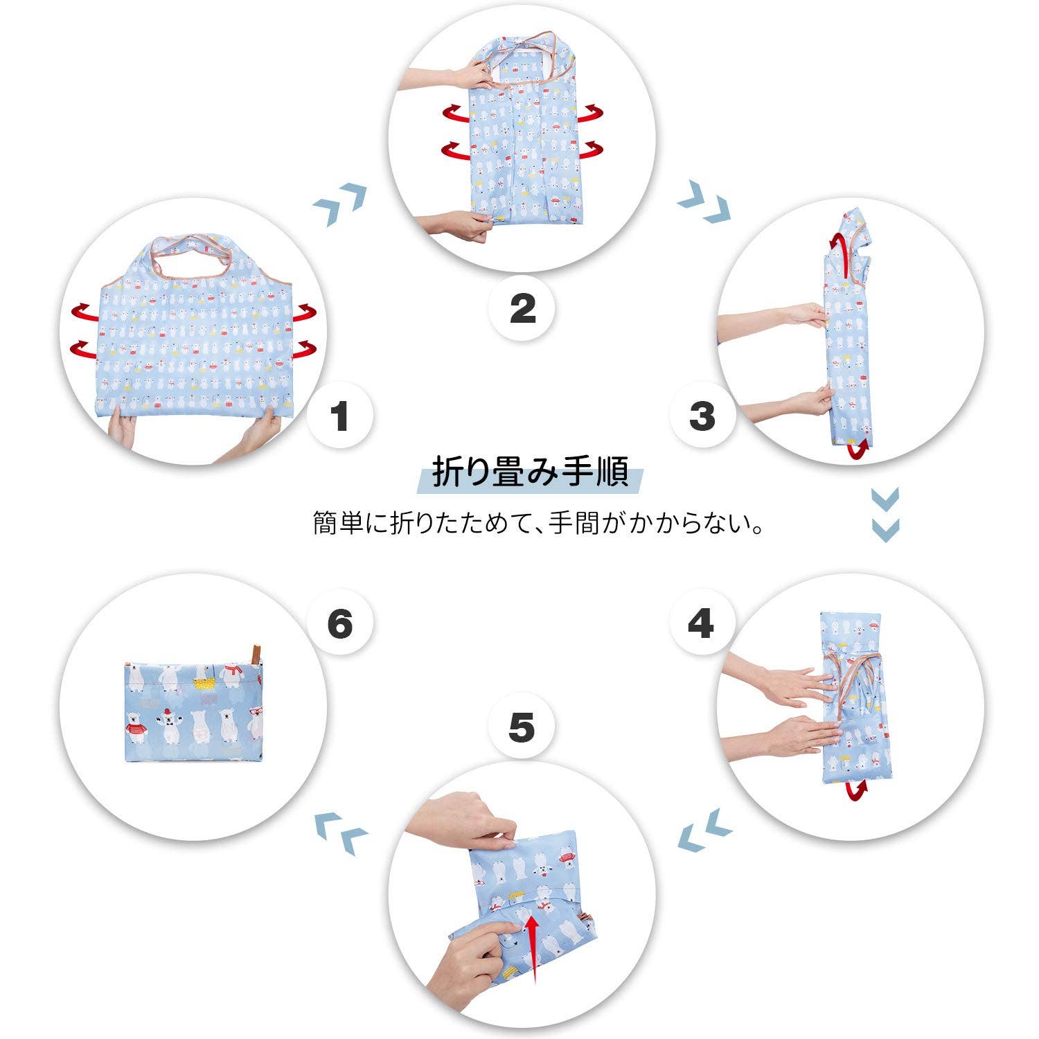 wandf - Wholesale Grocery/Shopping Bag - Large Reusable Shopping Bag Grocery Shoulder bag13