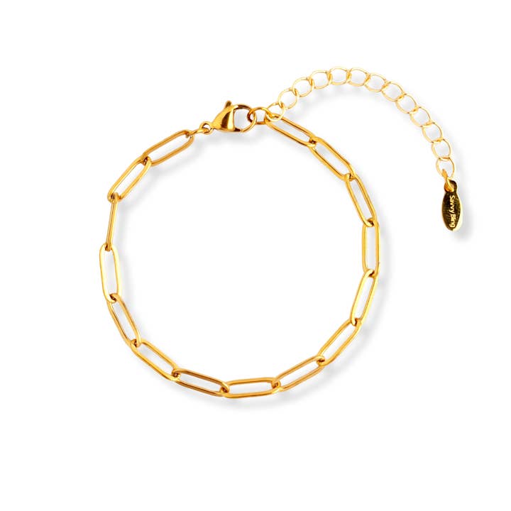 Savvy Bling - Wholesale Link & Chain Bracelet - Paperclip Charm Bracelet - Waterproof1