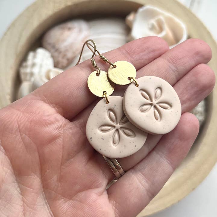 Sand Dollar Dangles for wholesale by Courage & Calling