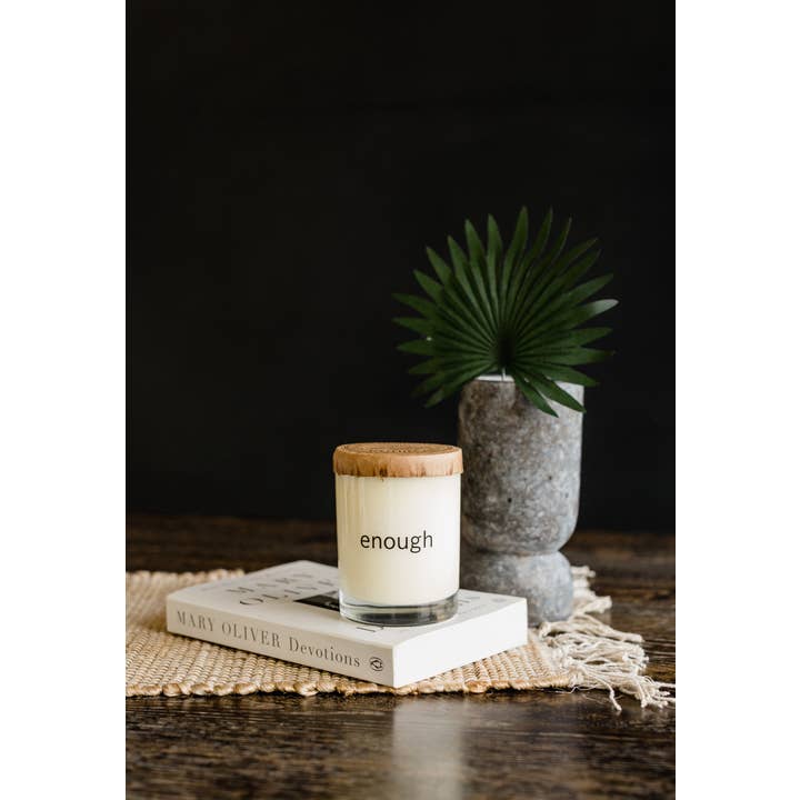 Belief Statements - Wholesale Jar/Filled Candle - Enough Candle3