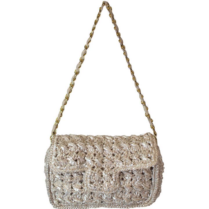 Pizzazz, Inc. - Wholesale Shoulder Bag - Women's - HANDMADE RAFFIA SHOULDER BAG6