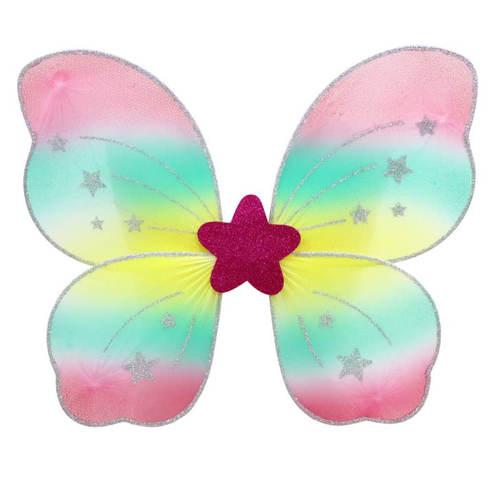 Pink Poppy USA - Wholesale Costume - Kids - Rainbow Butterfly Wire Wings