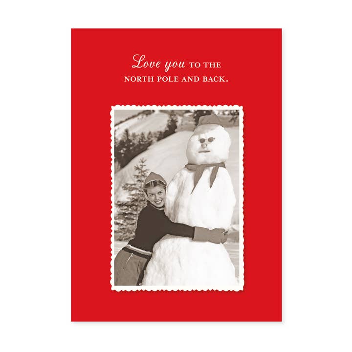 North Pole & Back Holiday Card for wholesale by Shannon Martin Design