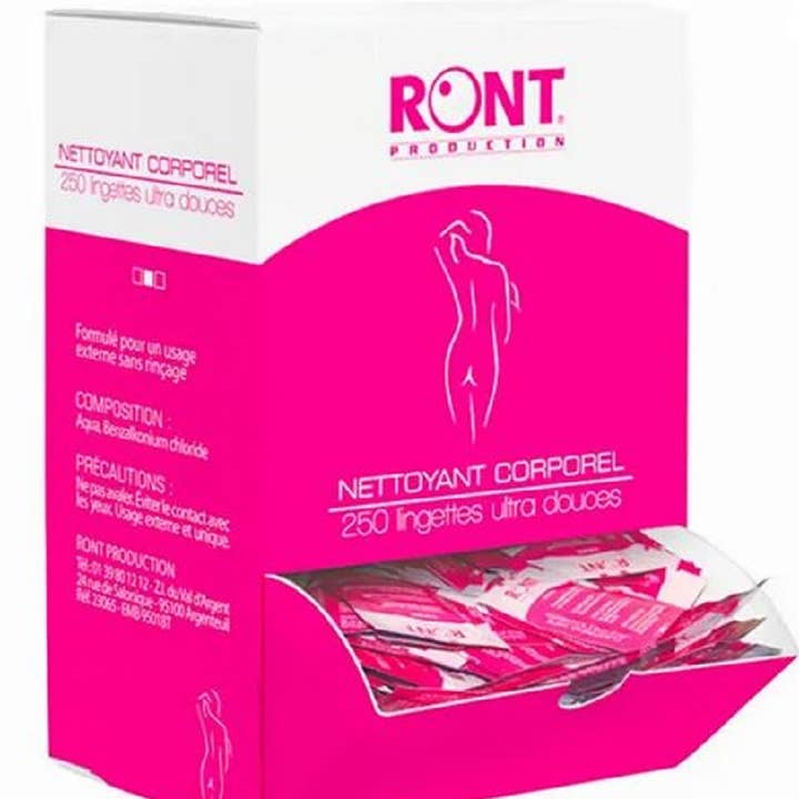 Intim- och kroppsvåtservetter - förpackning med 250 påsar för wholesale av Thera esthetique