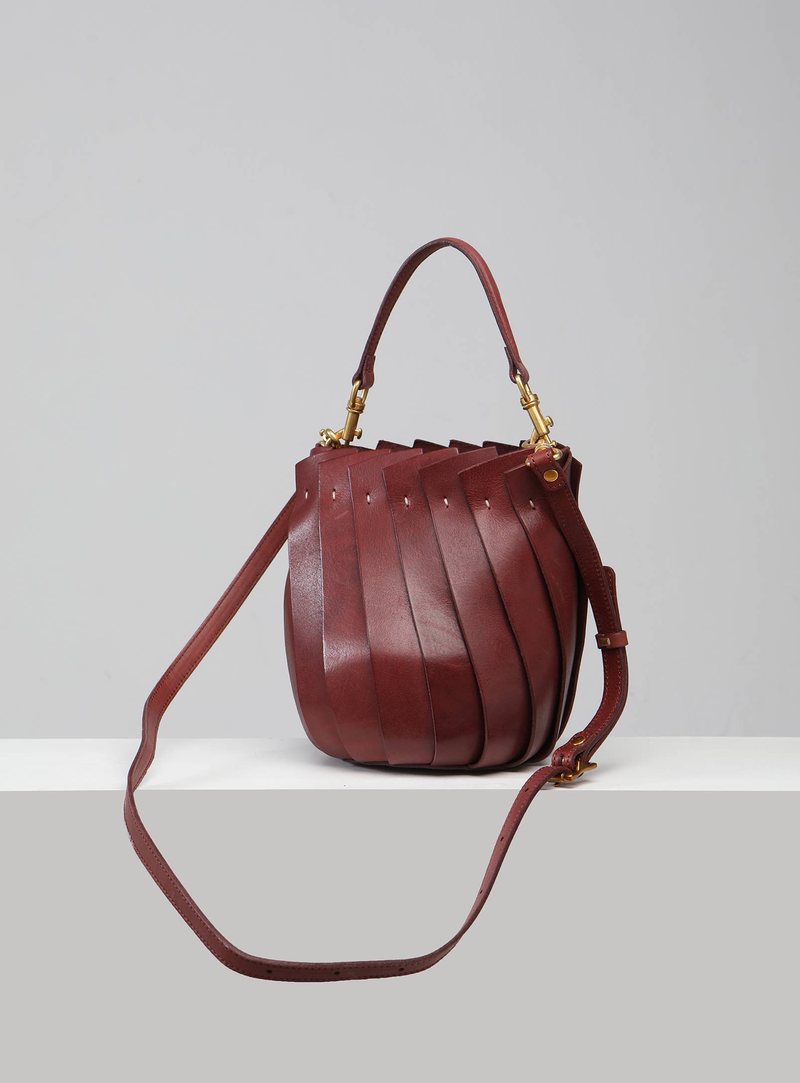 UPPDOO - Wholesale Top Handle Bag - Women's - Bloom Bucket Tote - Chestnut1