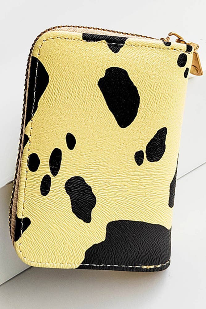 UNISHE – wholesale Coin purse – Women’s – Western Cow Print Zipper Purse CHX0102