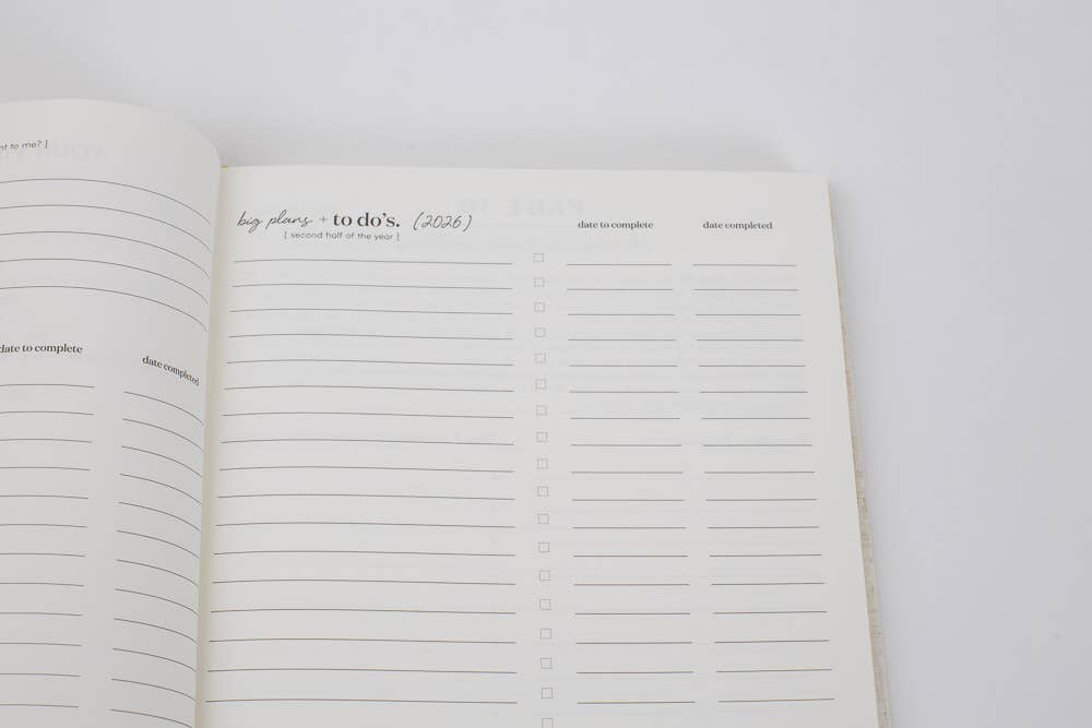 Wrinkle & Crease Paper Products - Wholesale Planner - 2026 Planner (Oatmeal Linen)9
