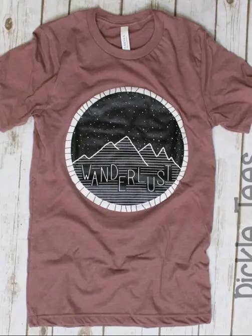 Wanderlust - Besättning för wholesale av Pickle Tees Wholesale