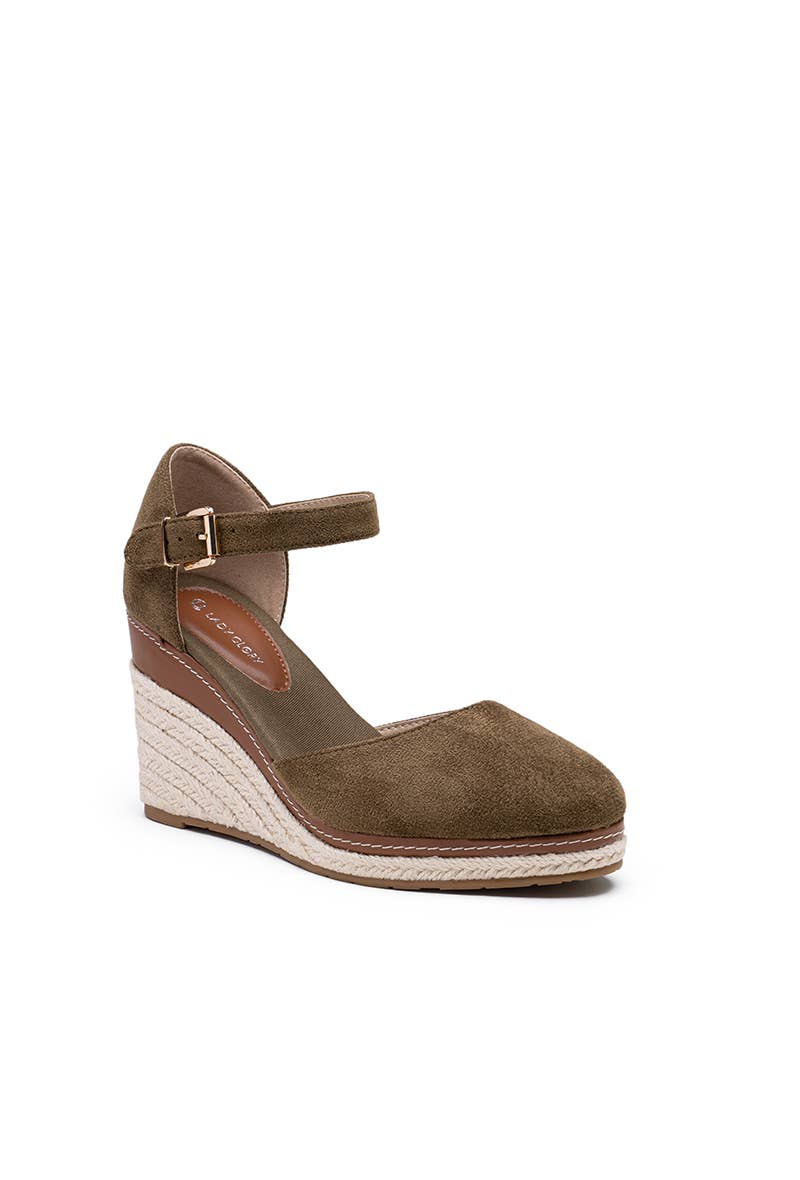 LADY GLORY - Wholesale Wedges - Women's - Wedge espadrille sandals in suede13