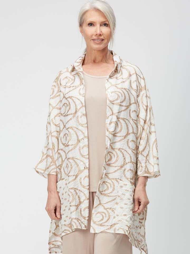 Veste chemise ample avec poches pour la vente par SYDNEY