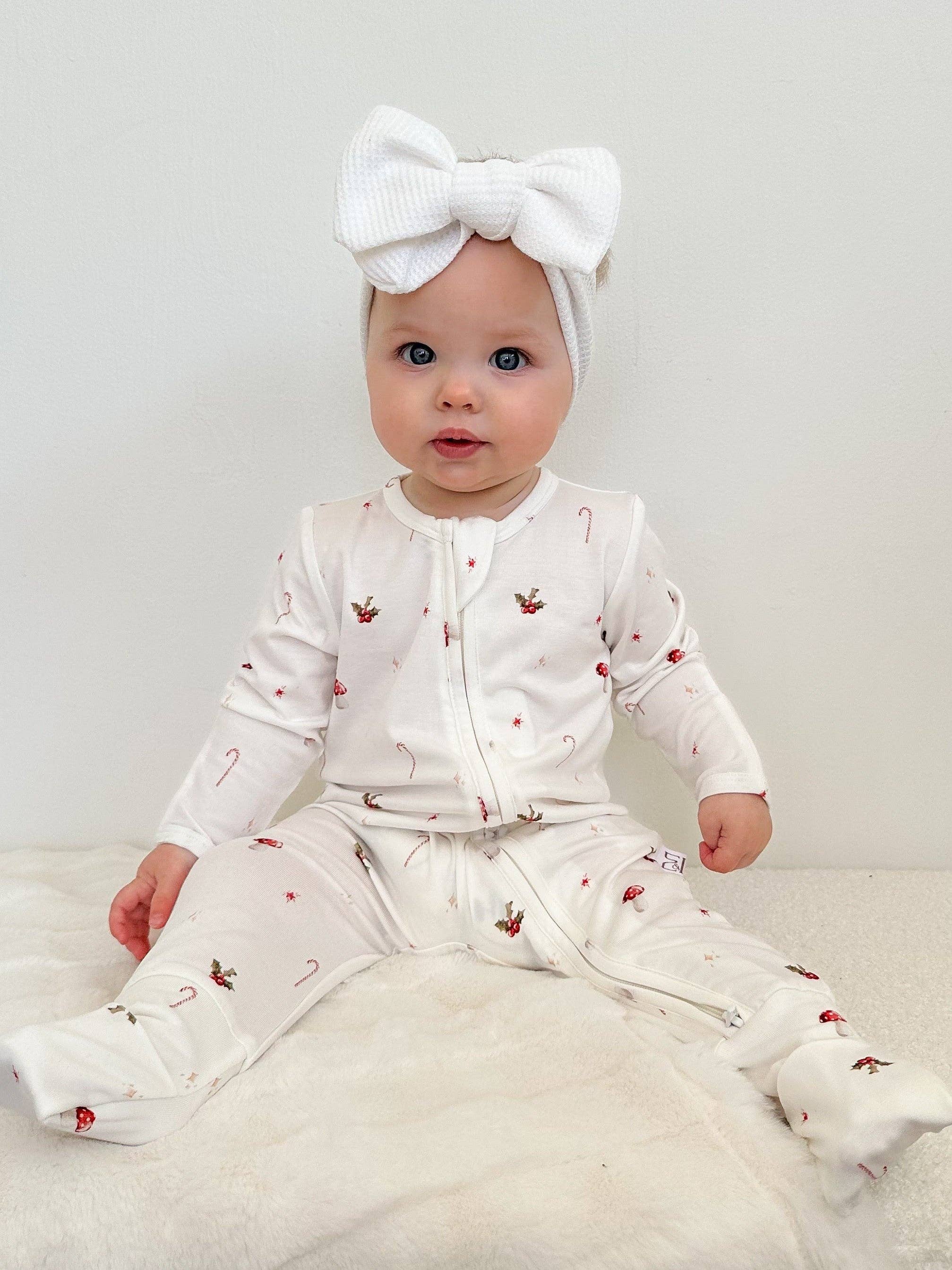 Elke & Indigo - Wholesale Jumpsuit - Baby - Bamboo/Organic Cotton Growsuit - Christmas Woodland2