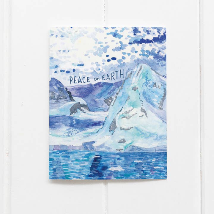 Yardia - Wholesale Christmas Card - Peace on Earth Christmas Card - Antarctica Holiday Card