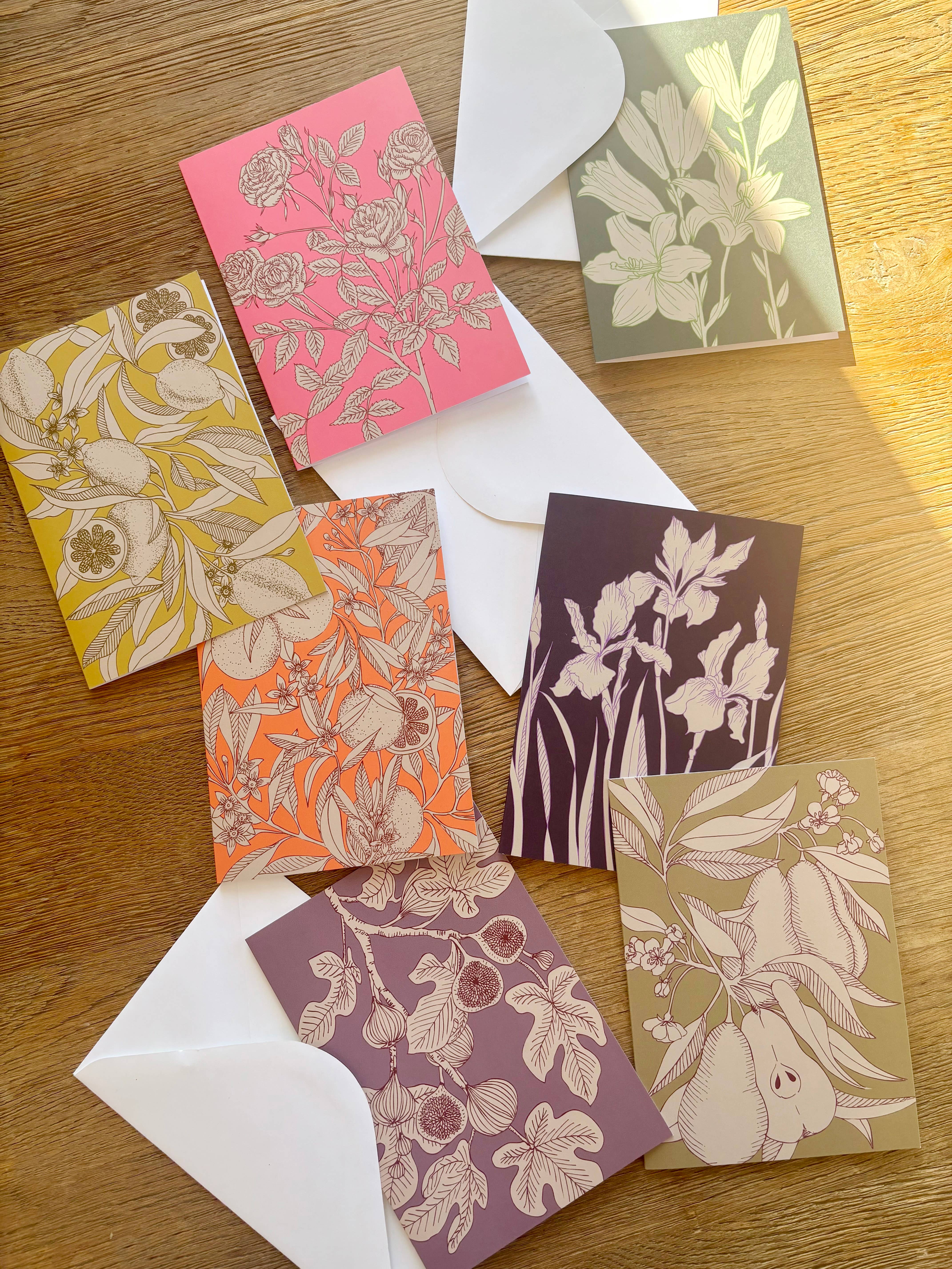 Le cerisier blanc - Wholesale Everyday Greeting Card - Double card "Mimosa"1