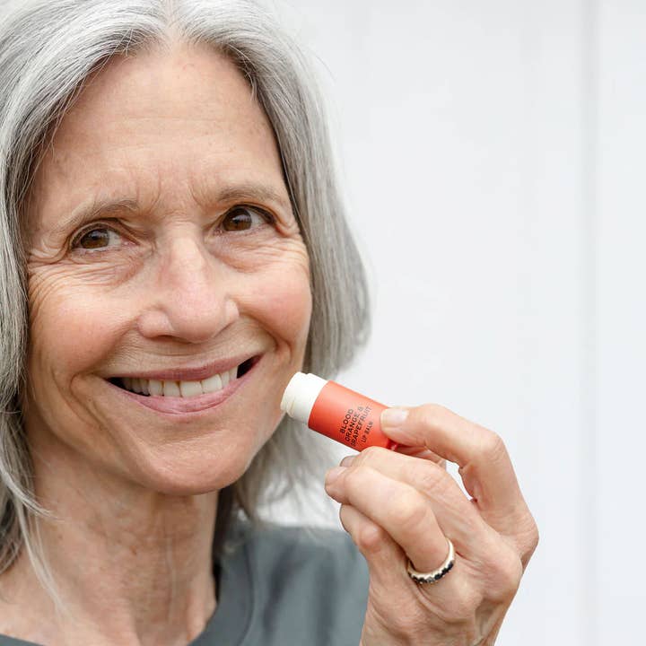 Good Flower Farm - Wholesale Lip Balm - Blood Orange & Grapefruit Lip Balm/0.3 oz Biodegradable Tube