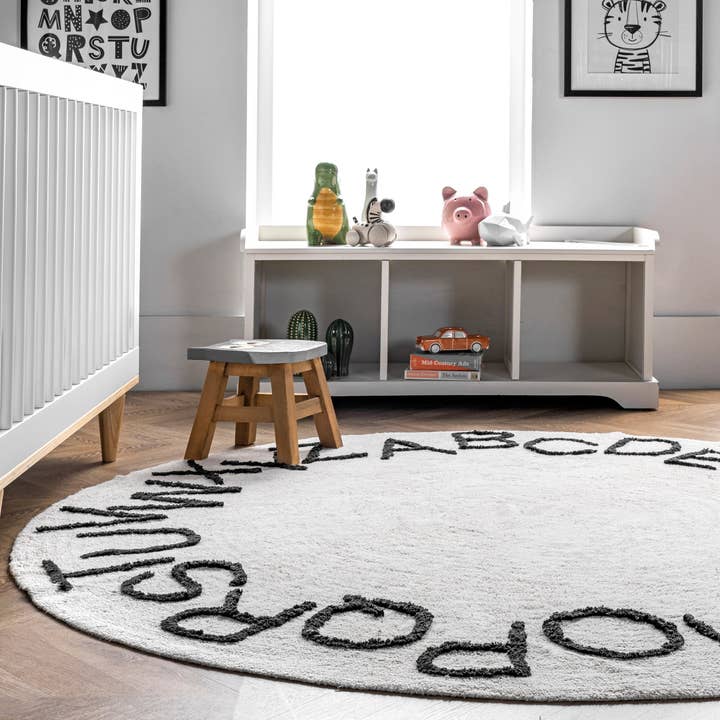 nuLOOM - Wholesale Area Rug - Kids & Baby - Kids Washable Round Alphabet Rug8