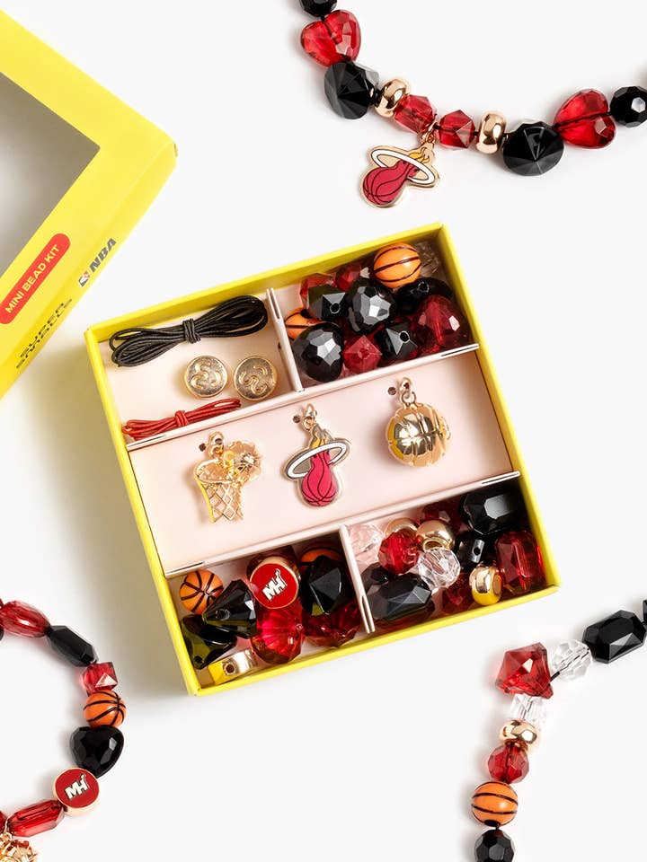 Miami Heat Mini Bead Kit for wholesale by Super Smalls