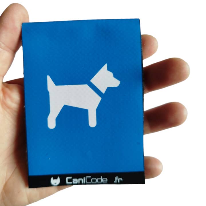 Scratch front/back CaniCode® PICTO MALE DOG for wholesale by AniCode