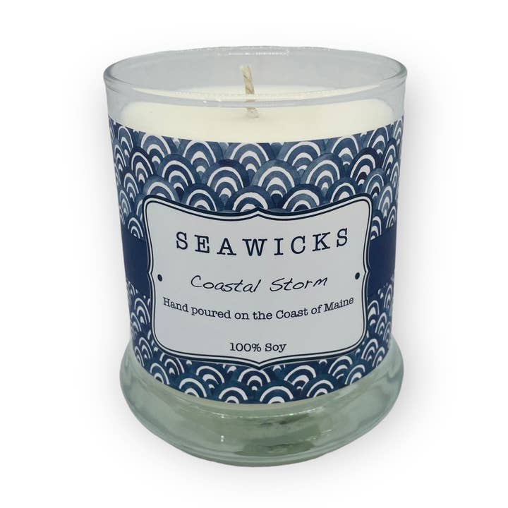 Coastal Storm 100% Soy Candle for wholesale by Seawicks Candle Company