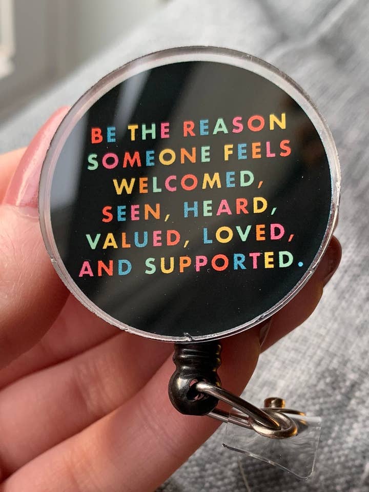 Be the Reason Badge Reel | Cute Badge Reel for wholesale by Sahara Shay Designs