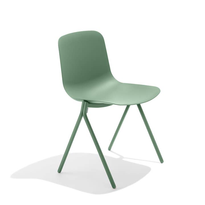 Herbert Designer Furniture - Wholesale Chair - Key Side Chair, Set of 2, Sage by Poppin