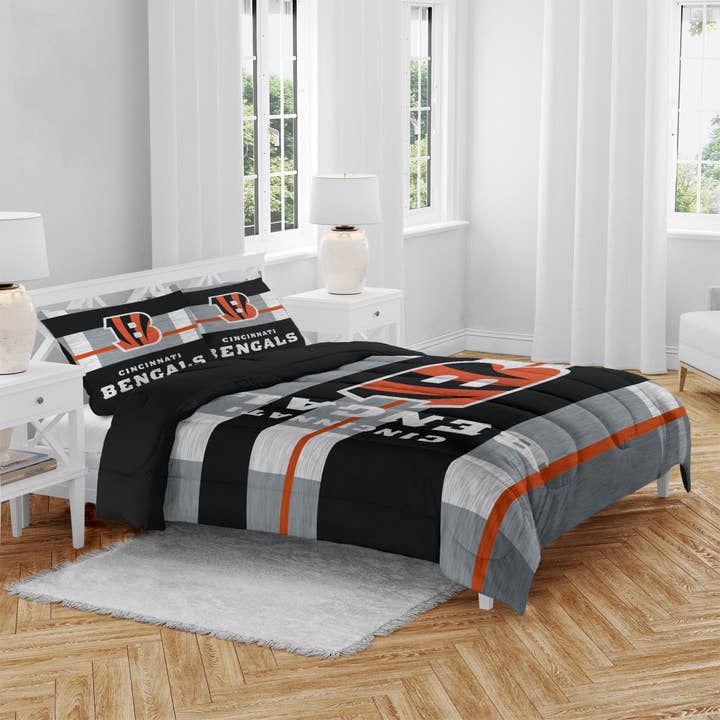 Pegasus Sports - Wholesale Bedding Set - NFL Heathered Stripe 3 PC Queen Bed in a Bag2