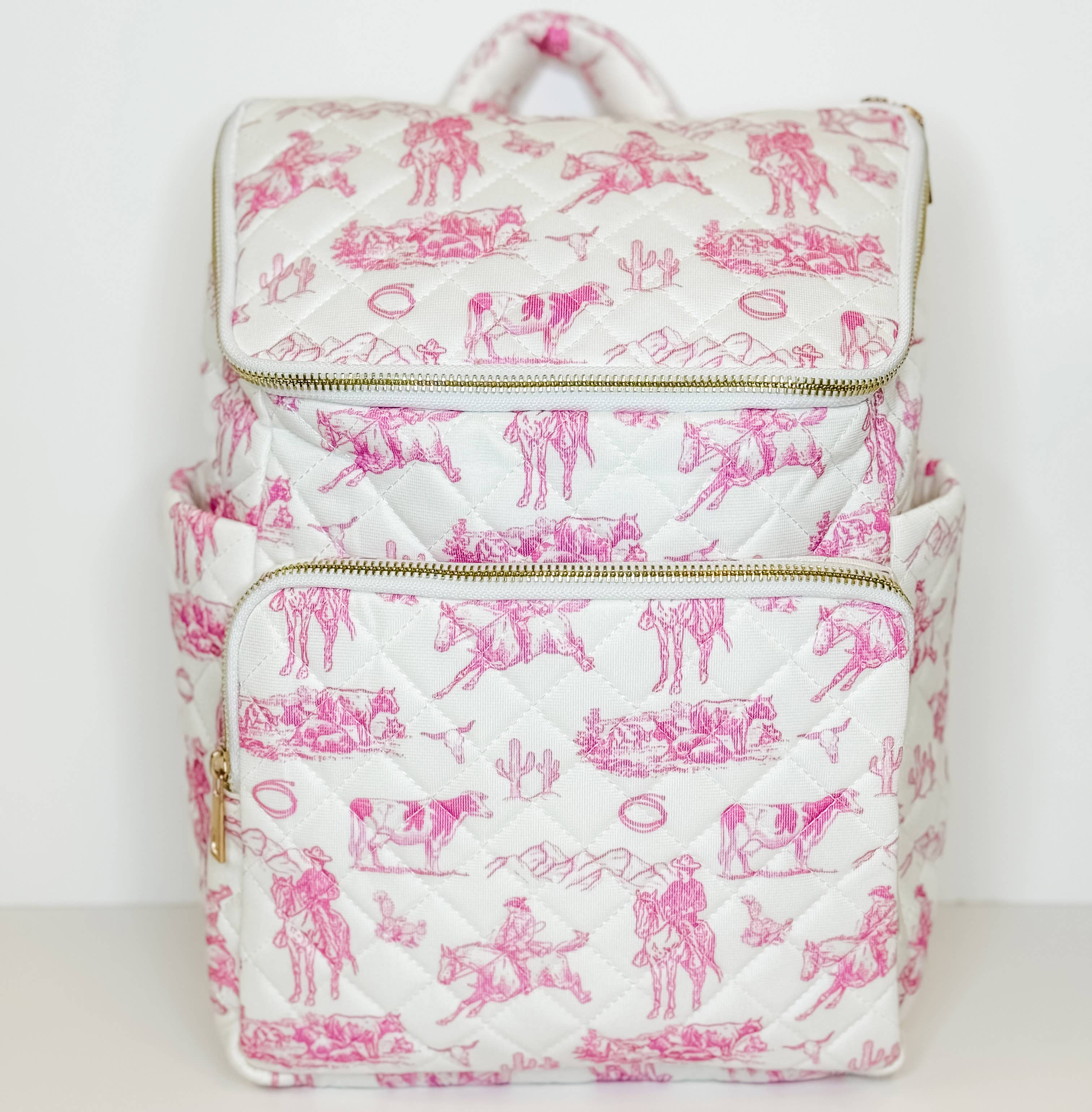 Mugsby - Wholesale Makeup/Cosmetic Bag - Cowgirl Pattern Bags, Backpack, Duffle, Cosmetic Bag0
