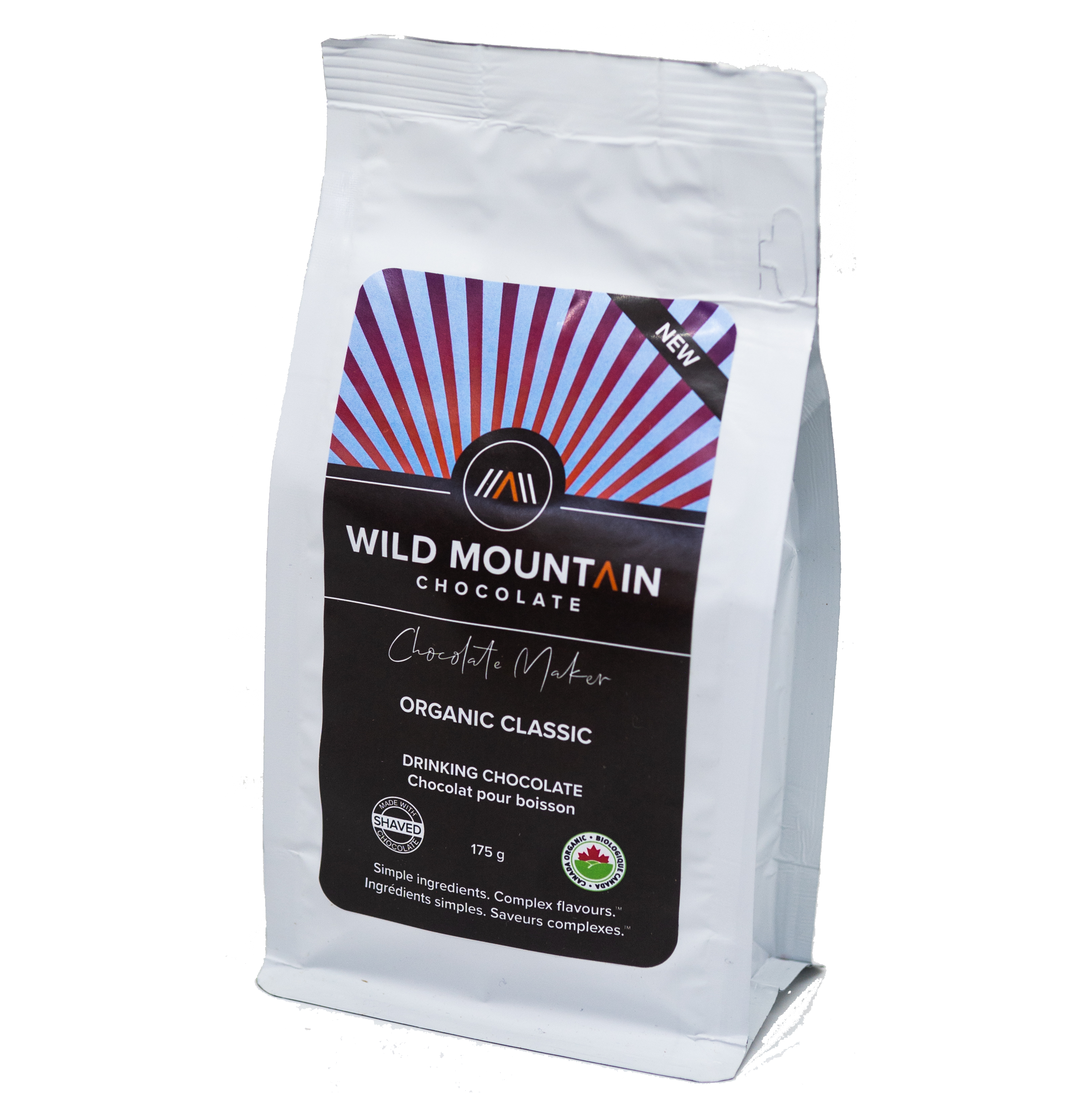 Wild Mountain Chocolate - Vente Préparations/kits pour chocolat chaud - Chocolat de boisson classique biologique0