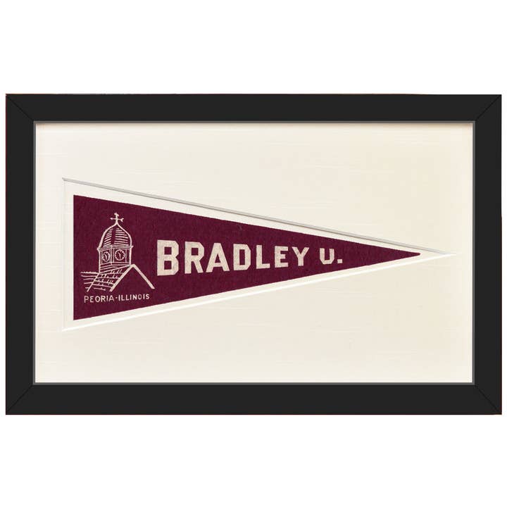 Stendardo Hormel vintage dell'Università di Bradley per la vendita all'ingrosso da parte di The Just Brand