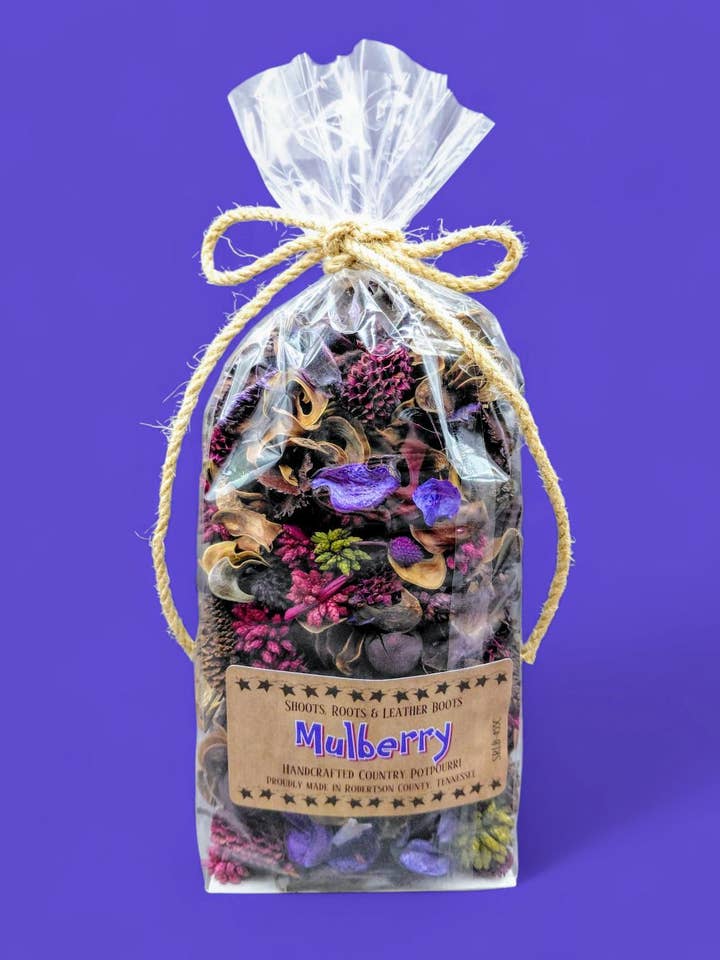 Mulberry Handcrafted Country Potpourri. for wholesale by Shoots, Roots & Leather Boots