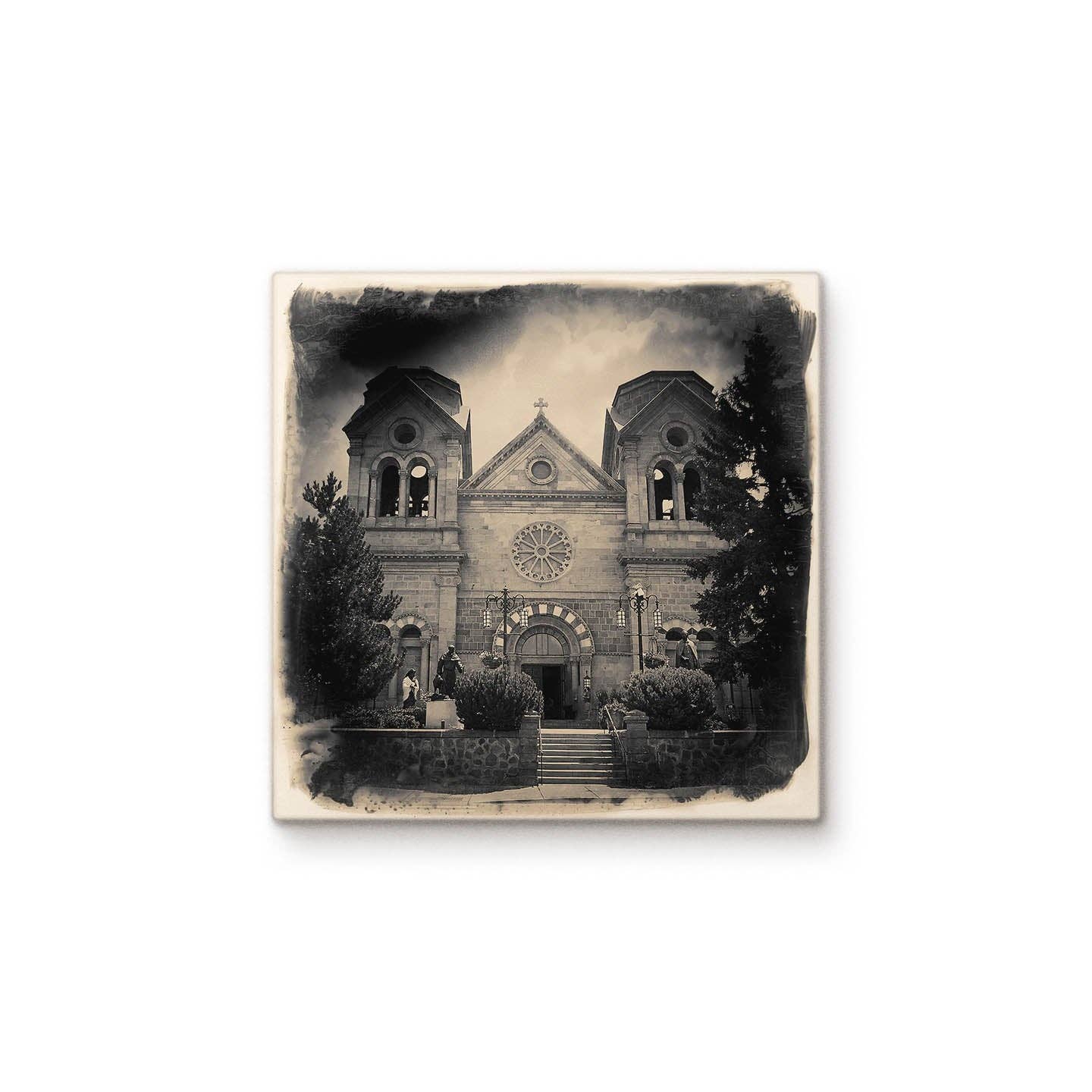 Cityscape Tiles - Wholesale Art Print - Cathedral Basilica of St. Francis of Assisi0