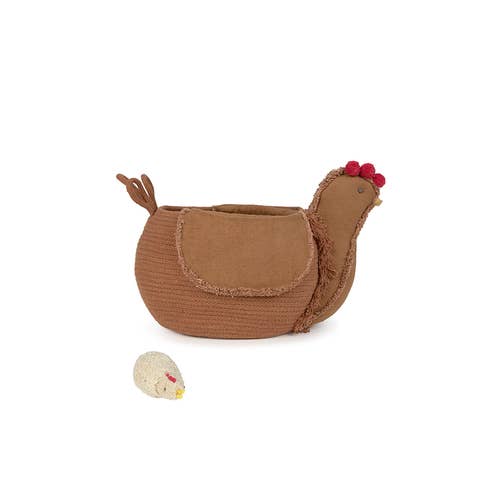 Lorena Canals - Wholesale Basket - Kids & Baby - Basket Chicken Toffee