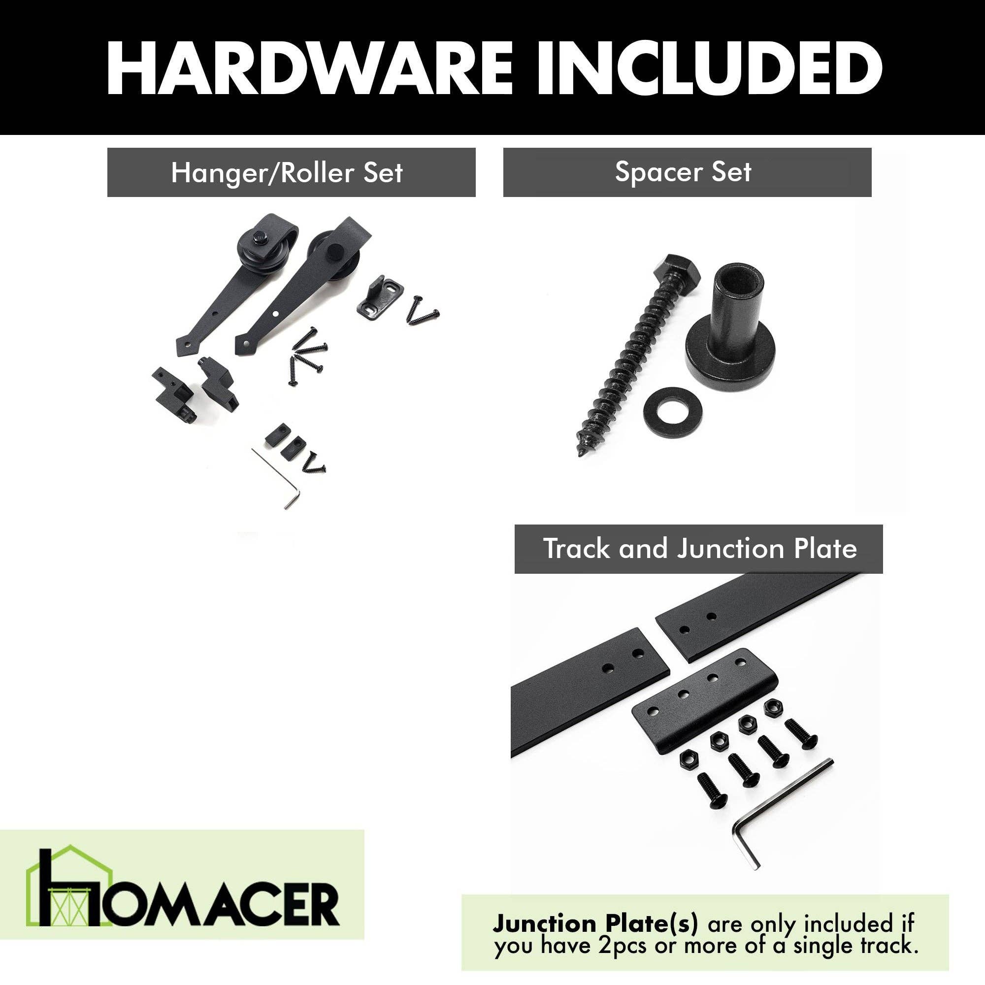 Homacer INC – wholesale Knob/pull – Mini NonBypass Sliding Barn Door Hardware Kit - Arrow Design6