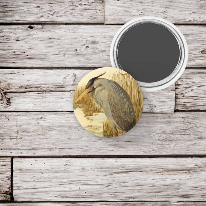 NatureCuts - Wholesale Lapel Pin/Button - Heron Pin, Heron Keychain, Heron Magnet 4