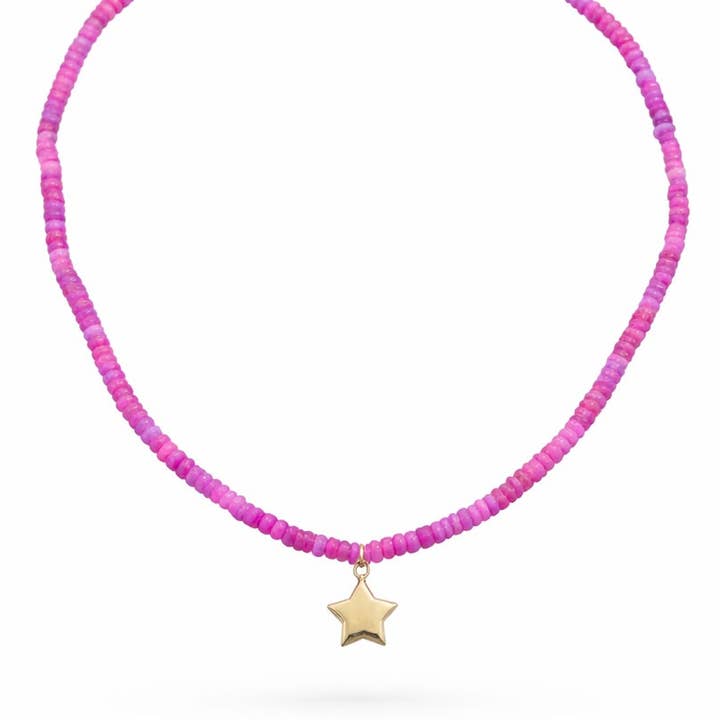 Celestial Opal Star Necklace for wholesale by Georgina Nicol