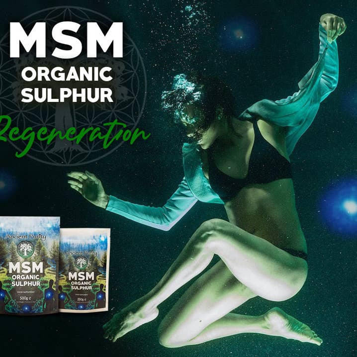 Ancient Purity – wholesale Oral supplement/vitamin – MSM Organic Sulphur | Pure 99% Sulphur Crystals | 250-500g3