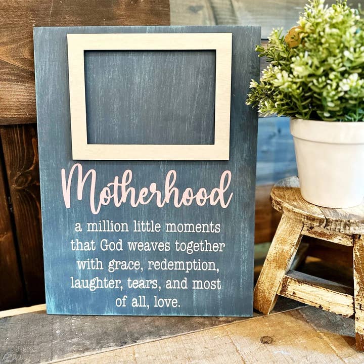 Motherhood 12x16 Photo Holder Board P03005 for wholesale by Paisley Grace Makery