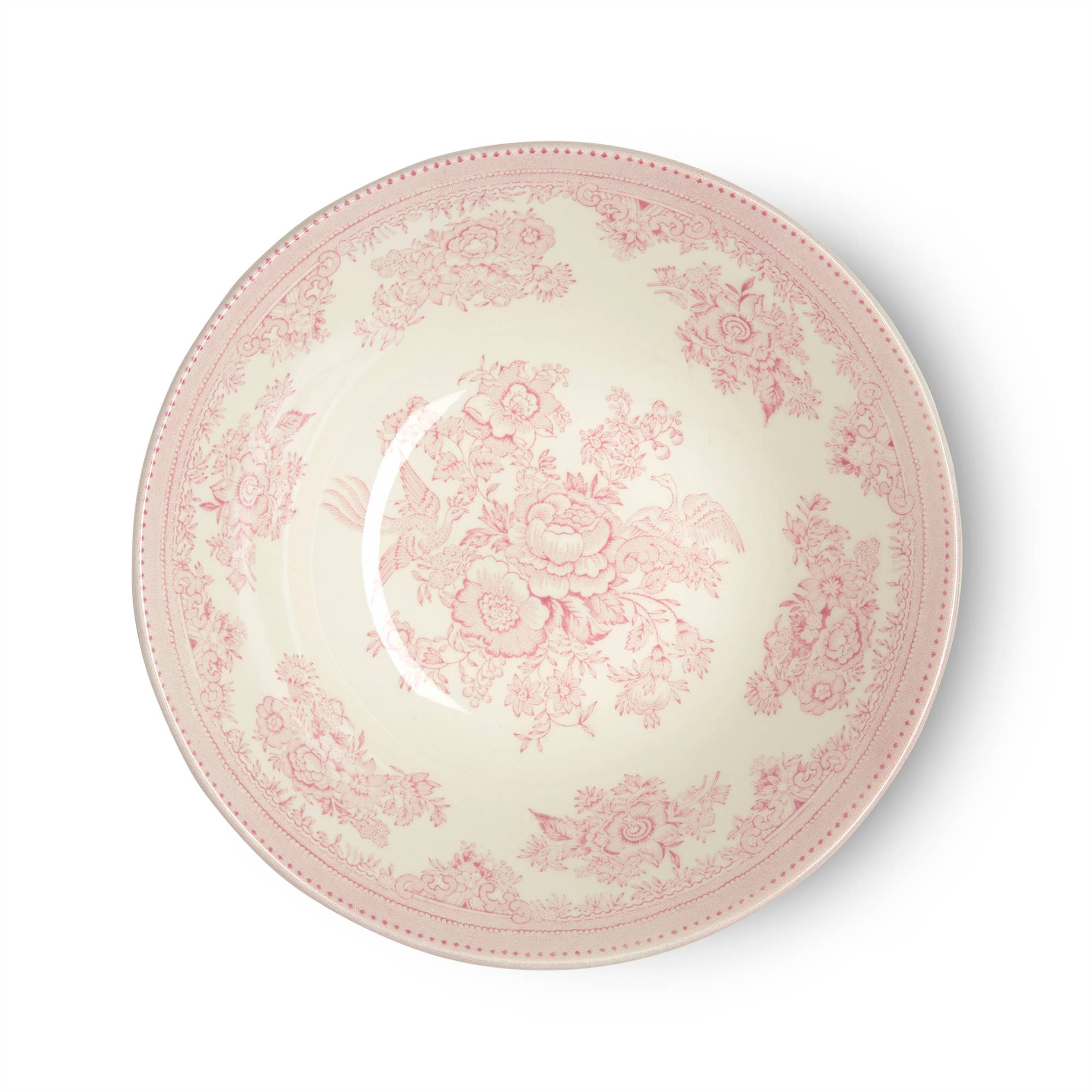 Burleigh - Wholesale Dinner Plate - Pink Asiatic Pheasants Small Plate