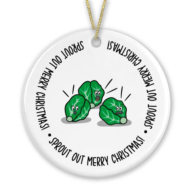 Sprout Pun Circle - Pallina in ceramica per la vendita all'ingrosso da parte di TeePee Creations