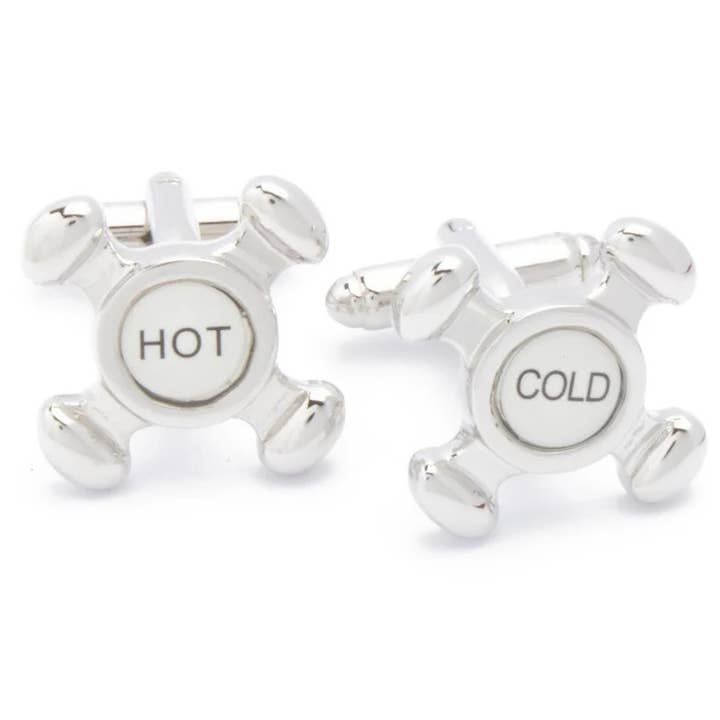 Stolen Riches - Wholesale Cufflinks - Hot and Cold Taps Cufflinks
