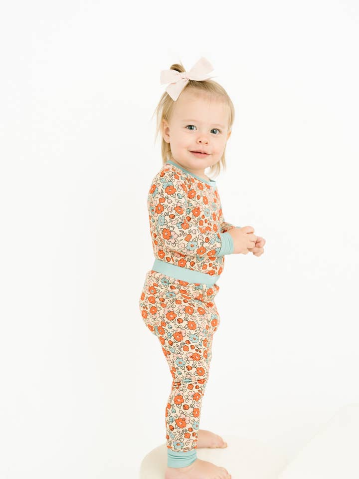 Vintage Floral Bamboo Set for wholesale by Little One Shop